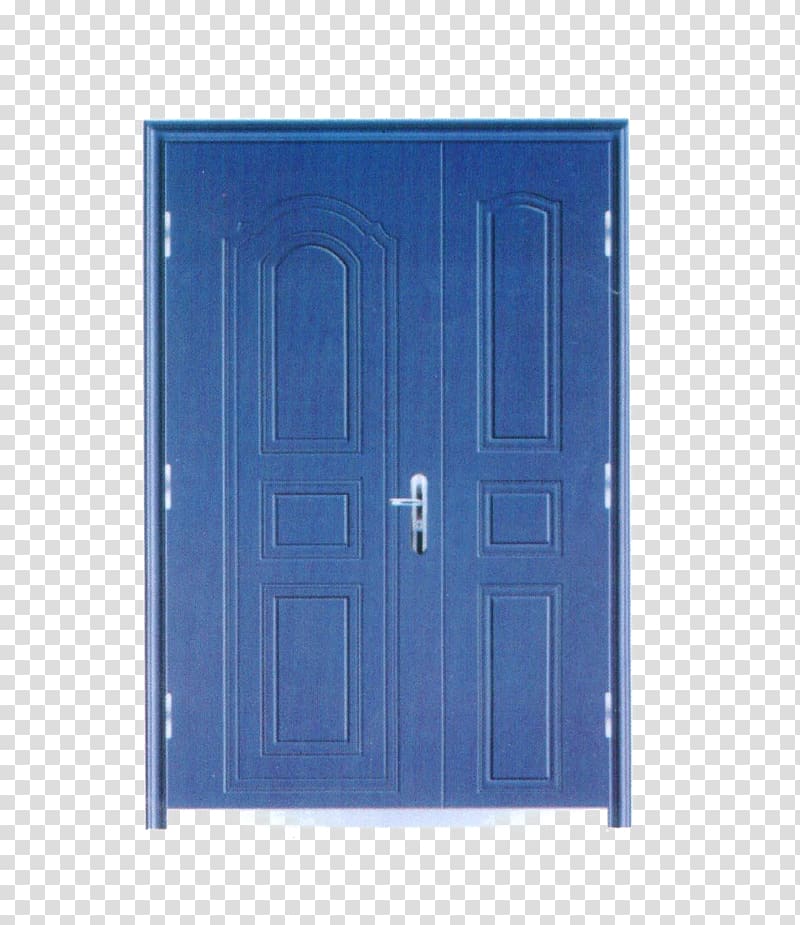 Door Iron Cupboard , Blue iron gate transparent background PNG clipart