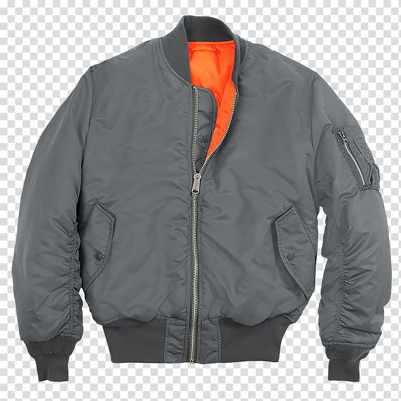 Alpha Industries MA-1 bomber jacket Flight jacket Clothing, jacket transparent background PNG clipart