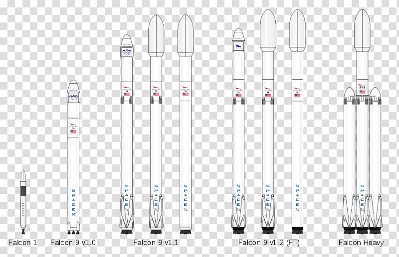 Falcon Heavy test flight Falcon 9 v1.1, falcon transparent background PNG clipart