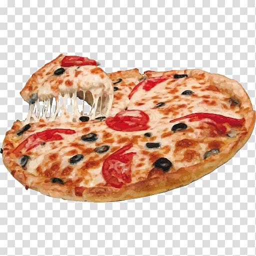Pizza capricciosa Italian cuisine Restaurant Take-out, pizza transparent background PNG clipart
