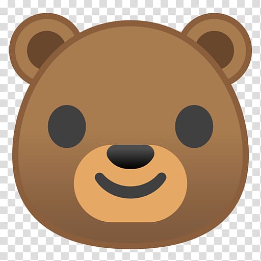 Teddy bear Emoji Noto fonts Brown bear, bear transparent background PNG clipart