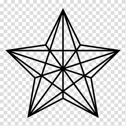 Nautical star Tattoo Christmas Star of Bethlehem, Star 3d transparent background PNG clipart