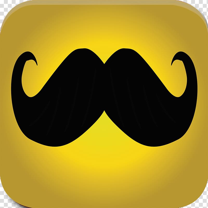 Moustache App Store Apple iTunes, hand painted mustache transparent background PNG clipart