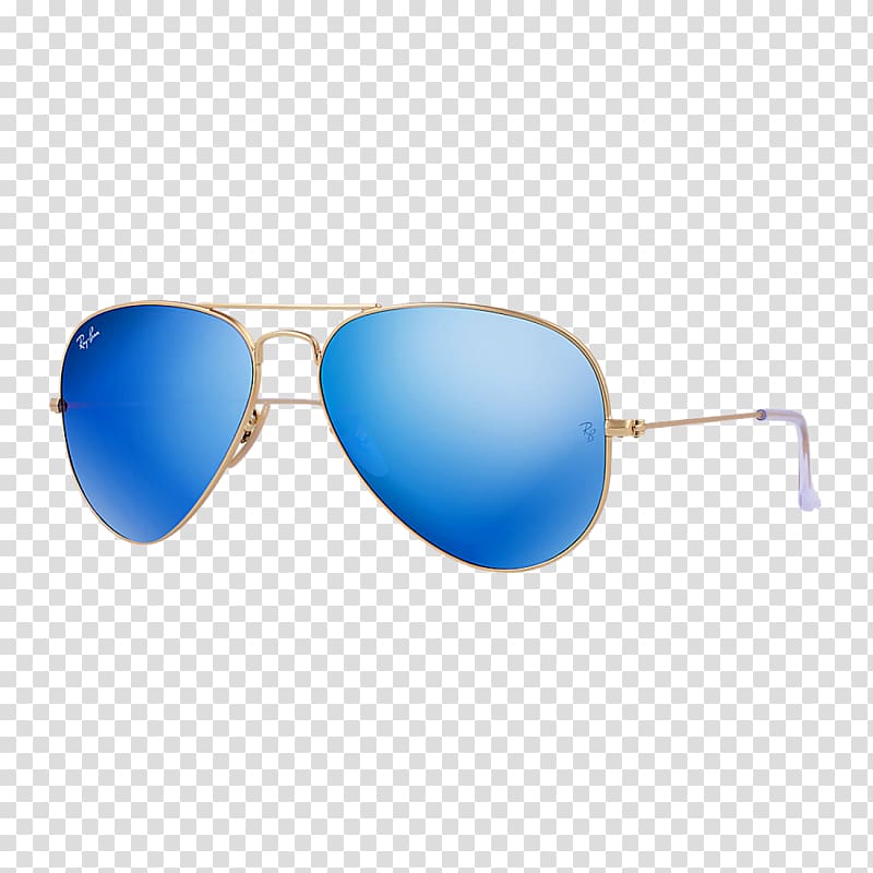 Ray-Ban Aviator Flash Aviator sunglasses Mirrored sunglasses, ray ban transparent background PNG clipart