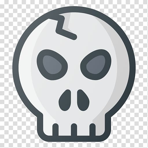 Skull Bone fracture Computer Icons , Broken Skull transparent background PNG clipart
