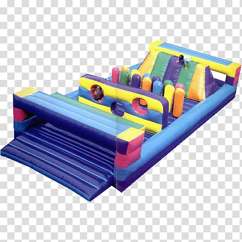 Inflatable Bouncers Bungee Run Obstacle course Game, others transparent background PNG clipart