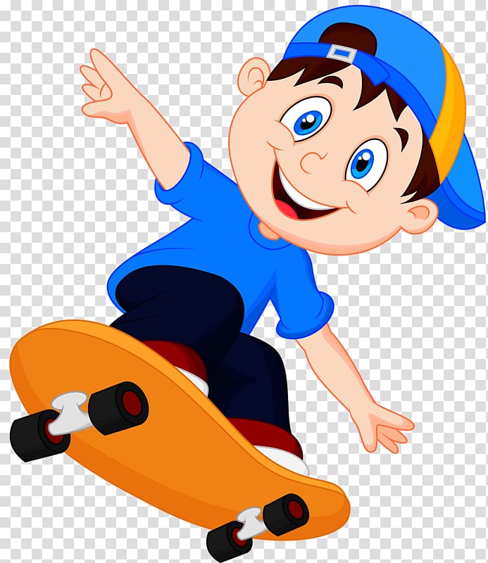 Cartoon Skateboarding , Skateboard Boy transparent background PNG clipart