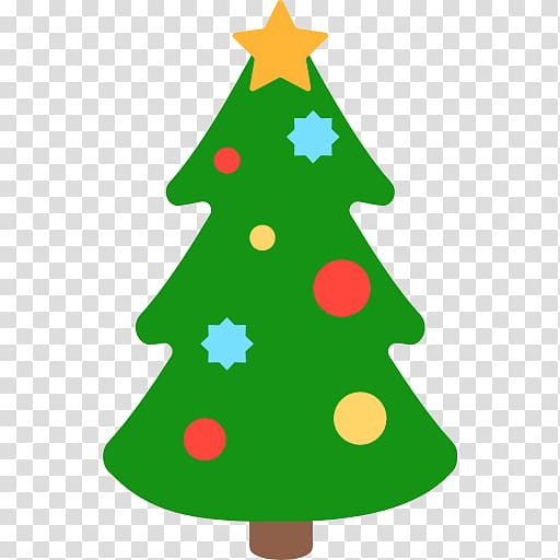 Emoji Christmas tree , free christmas tree branches buckle material transparent background PNG clipart