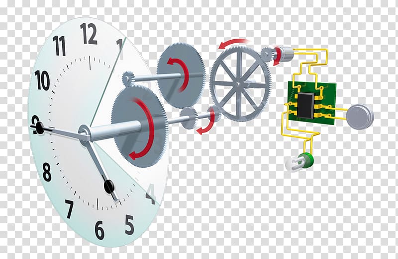 Watch Quartz clock Illustration, Watch parts split transparent background PNG clipart