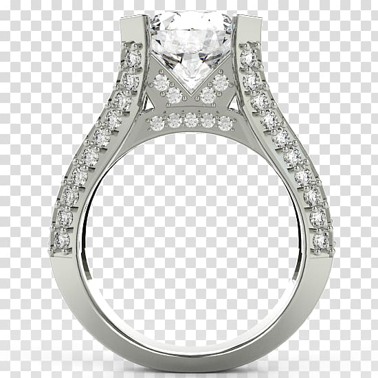 Wedding ring Silver Body Jewellery, gold crest transparent background PNG clipart
