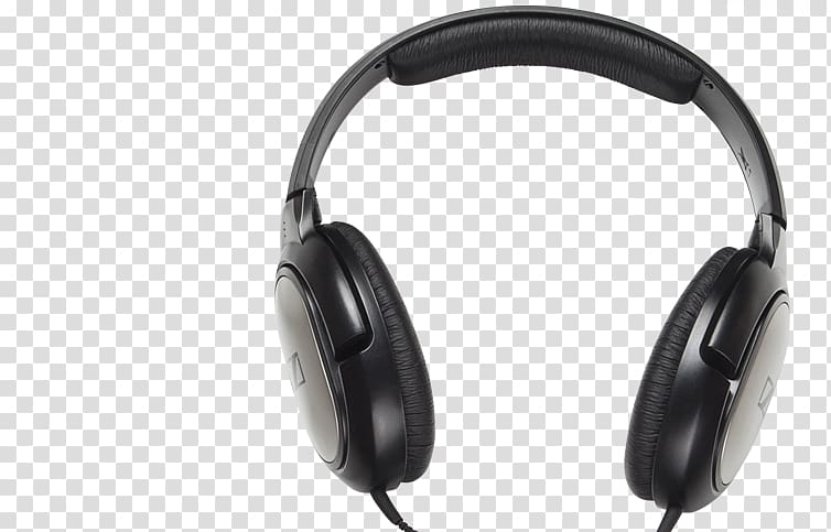 Headphones Customer review Loudspeaker, Black headphones transparent background PNG clipart