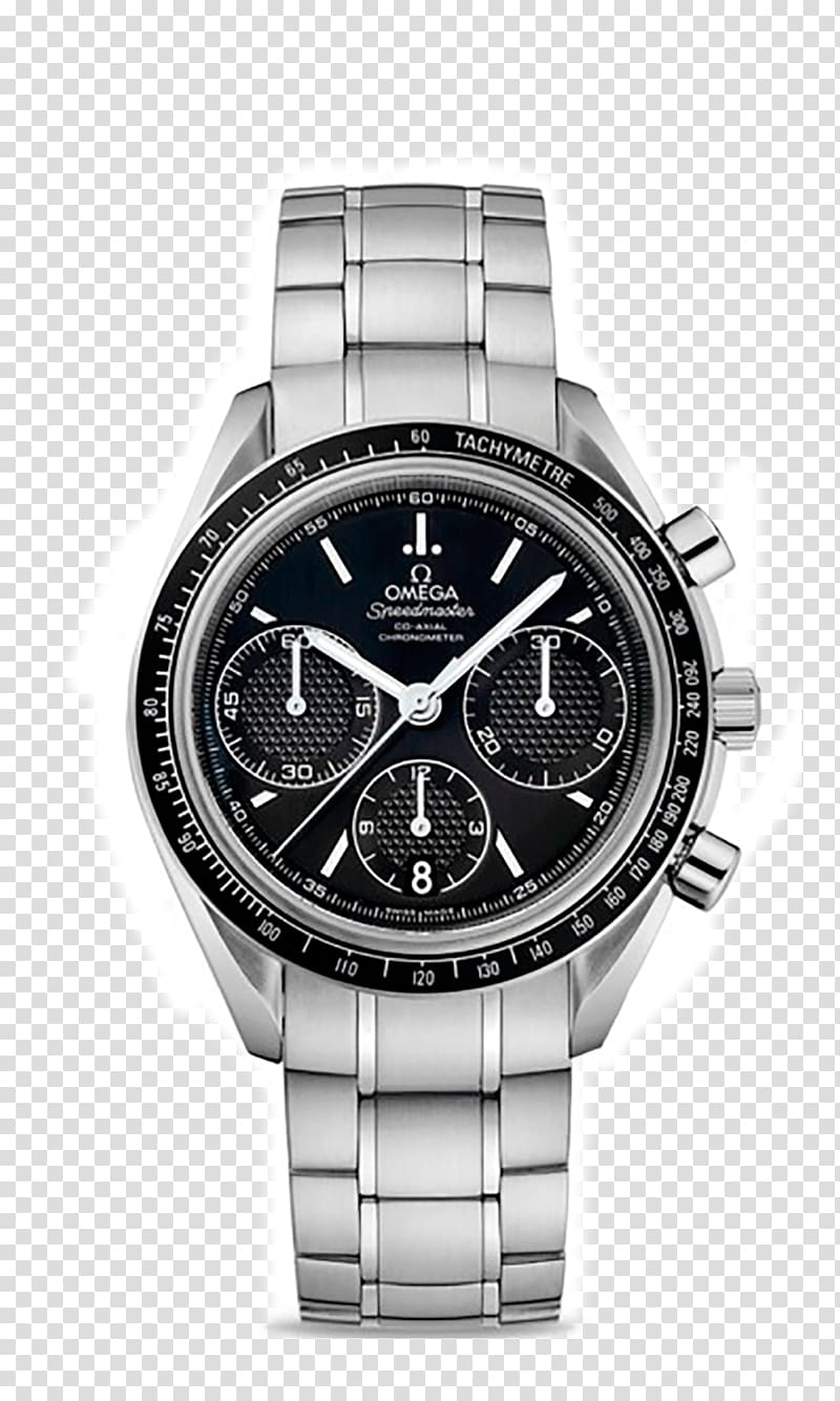 Omega Speedmaster Coaxial escapement OMEGA Men\'s Speedmaster Racing Co-Axial Chronograph Omega SA, watch transparent background PNG clipart