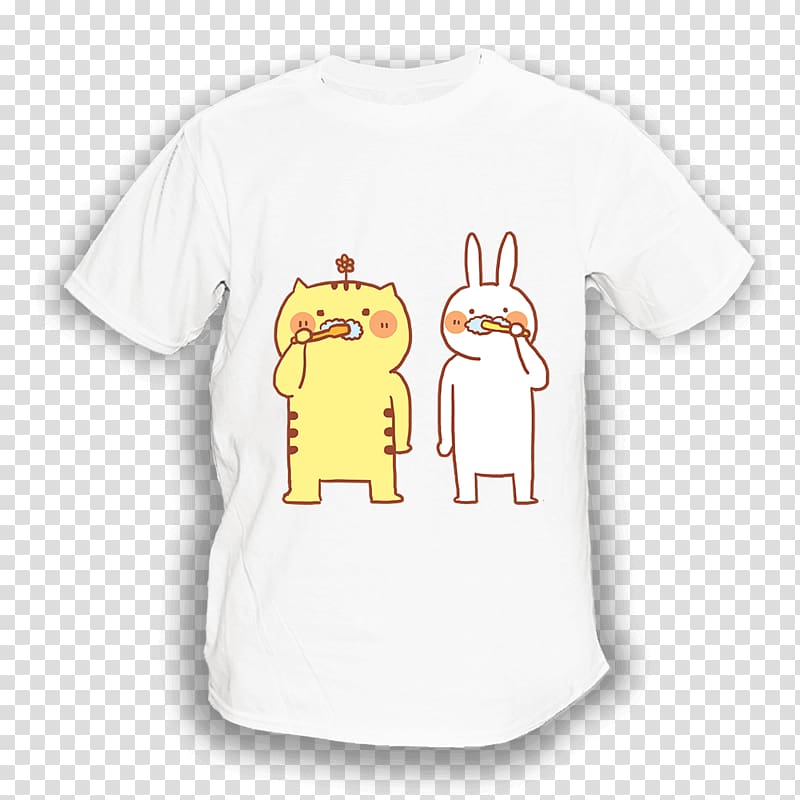 Long-sleeved T-shirt Long-sleeved T-shirt Clothing Designer, rabbit teeth transparent background PNG clipart