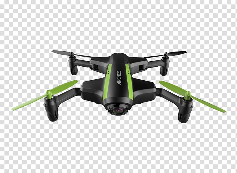 Unmanned aerial vehicle Archos, Drone VR Quadcopter camera, Camera transparent background PNG clipart