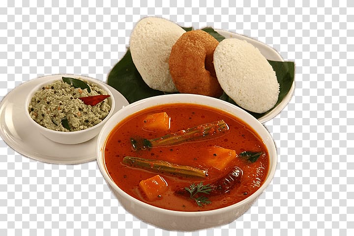 Sambar Curry Idli Indian cuisine Dal, others transparent background PNG clipart