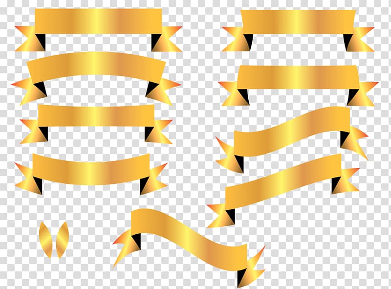 Line Symmetry Angle , GOLDEN RİBBON transparent background PNG clipart