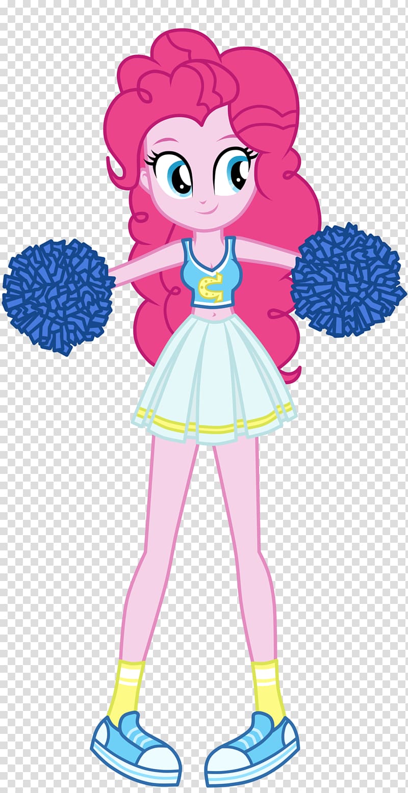 Pinkie Pie Rarity Twilight Sparkle Cheerleading Applejack, Cheerleader transparent background PNG clipart