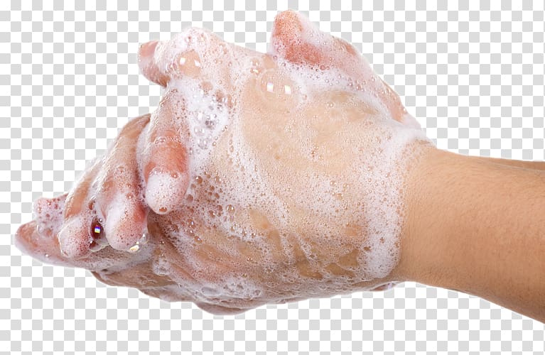 Hygiene Hand washing Soap Chloroxylenol, hand transparent background PNG clipart