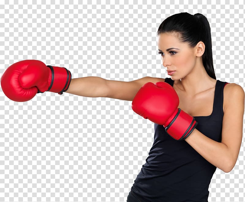 Women\'s boxing Boxing glove Woman Kickboxing, Boxing transparent background PNG clipart
