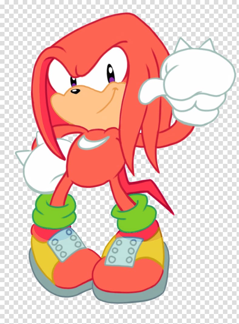 Knuckles the Echidna Sonic the Hedgehog 2 Sega Sonic Team Character, muscle sonic transparent background PNG clipart