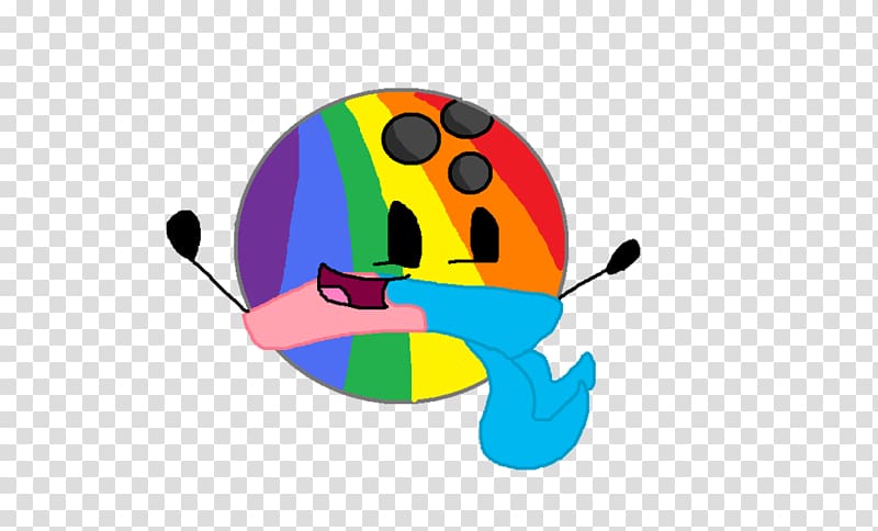 Smiley Text messaging Lady Bird , rainbow ball transparent background PNG clipart