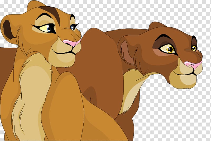 Lion Nala Scar Shenzi Kovu, lion transparent background PNG clipart