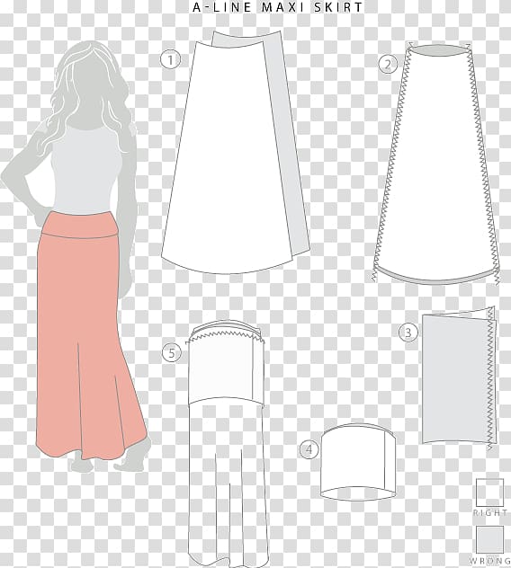 Skirt Dress Clothing Sewing Pattern, sew transparent background PNG clipart