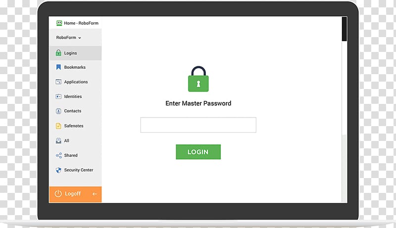 Computer program Master Password User Acceso, Roboform transparent background PNG clipart