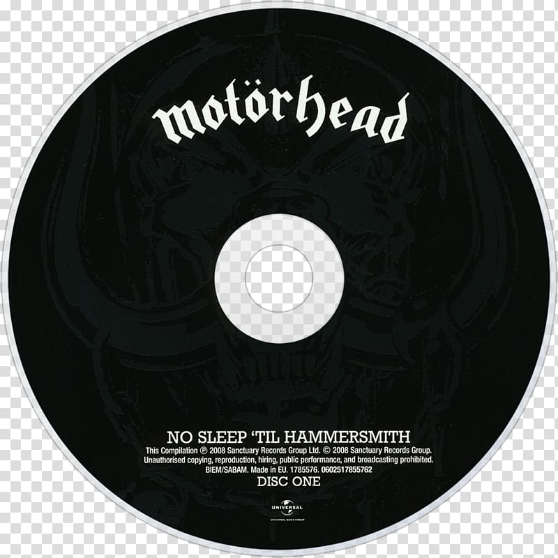 Samsung Gear S3 Motörhead No Sleep 'til Hammersmith Compact disc Samsung Galaxy Gear, no sleep transparent background PNG clipart