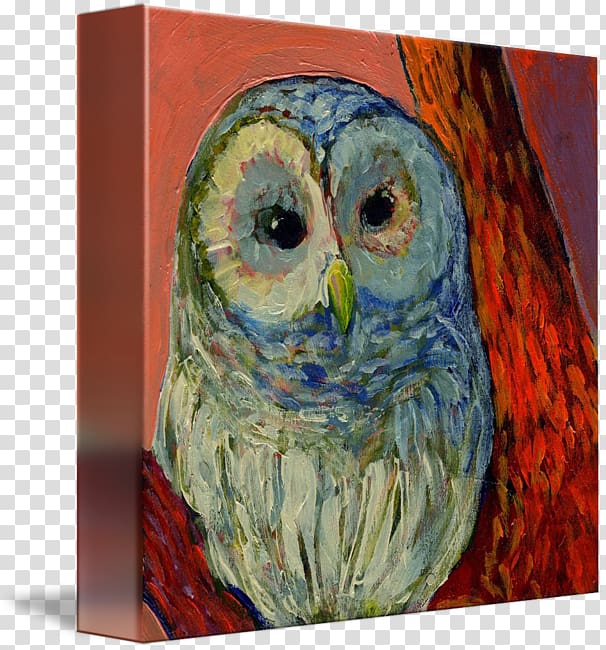 Owl Painting Gallery wrap The NeverEnding Story Canvas, owl transparent background PNG clipart
