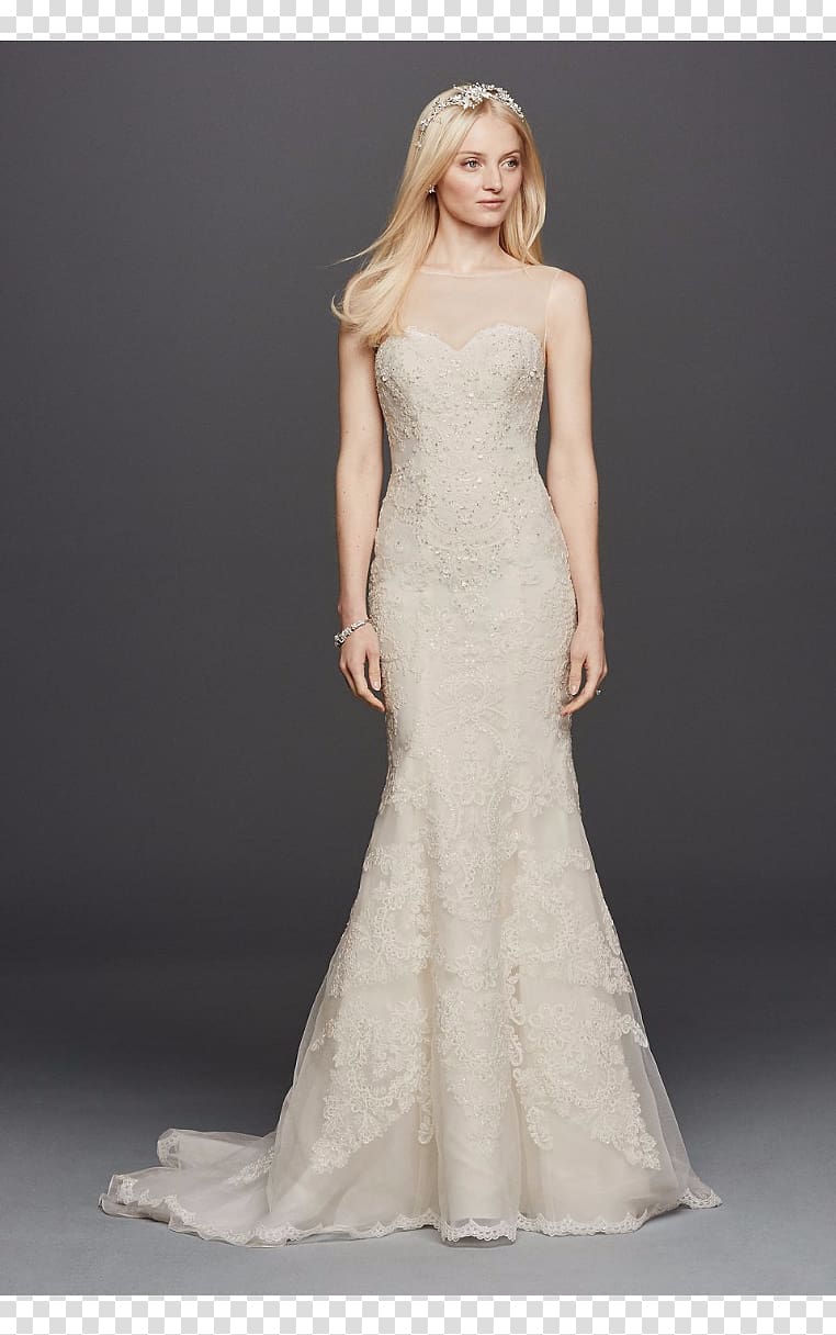 Wedding dress Neckline Gown, european style lace transparent background PNG clipart