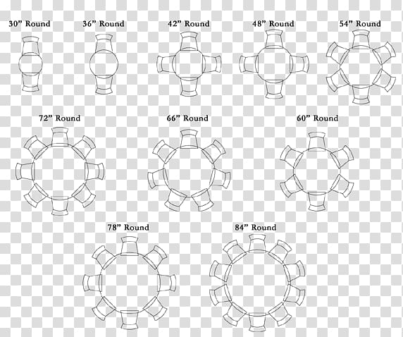 Table setting Dining room Matbord Seating plan, extensible table Top View transparent background PNG clipart