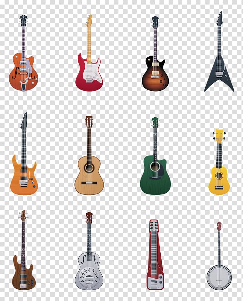 Acoustic guitar Illustration, A guitar transparent background PNG clipart