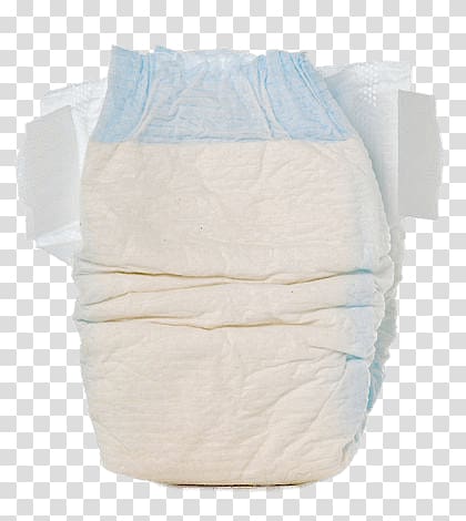 white disposable diaper, Diaper transparent background PNG clipart