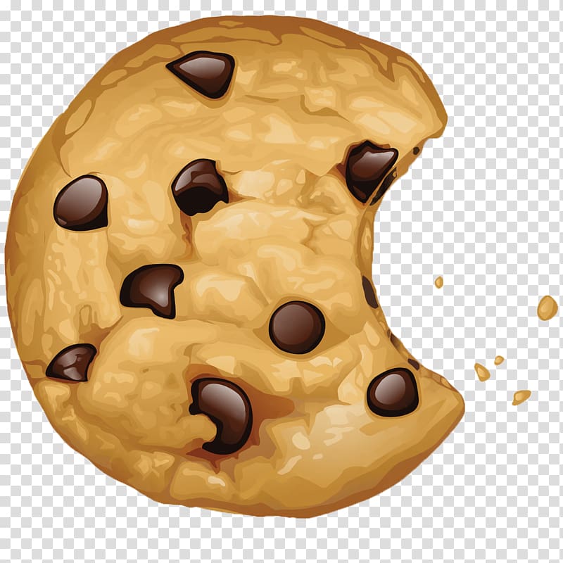 bitten cookies illustration, Chocolate chip cookie Biscuits , cookies transparent background PNG clipart