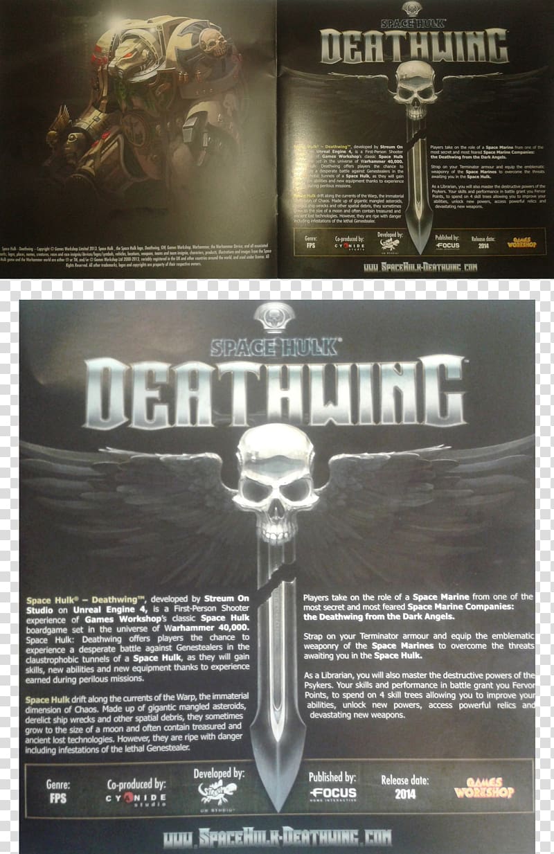 Space Hulk: Deathwing Video game Personal computer, Computer transparent background PNG clipart