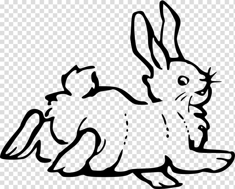 Easter Bunny European hare Rabbit , Nd transparent background PNG clipart