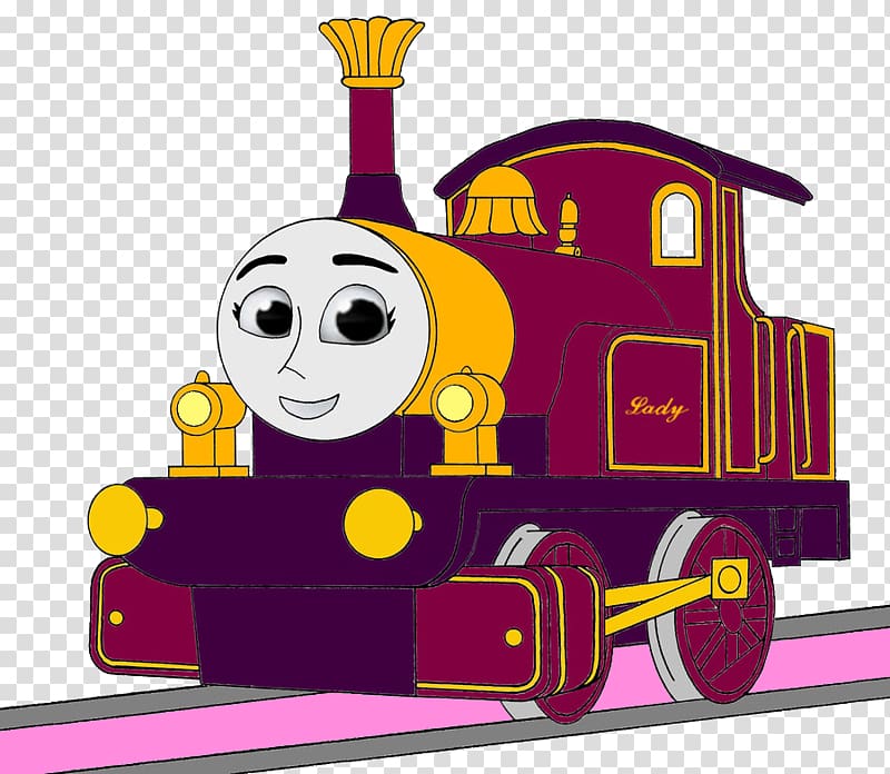 Thomas Sodor Duck the Great Western Engine James the Red Engine Percy, mirrored transparent background PNG clipart