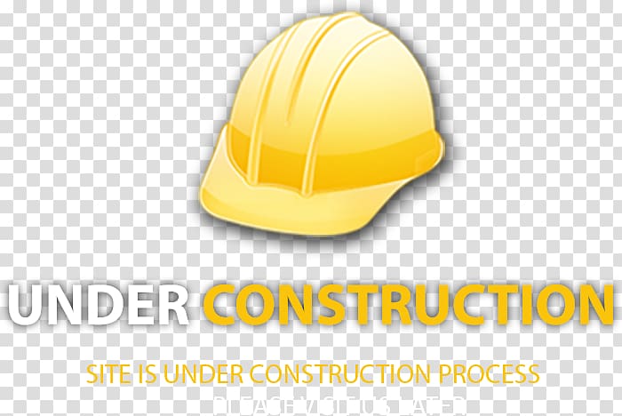 Hard Hats Architectural engineering Font, under construction transparent background PNG clipart
