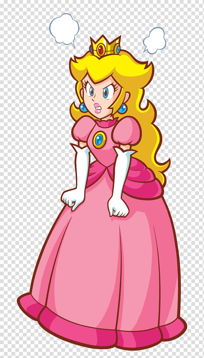 Super Princess Peach Super Mario Bros., peach transparent background PNG clipart
