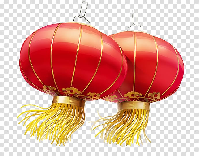 China Chinese New Year Lantern Festival New Year's Day, China transparent background PNG clipart