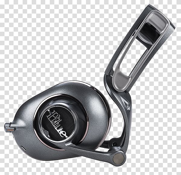Blue MIX-FI Powered High-Fidelity Headphones with Built-In Amplifier Microphone High fidelity Sound, Professional Headset Microphone transparent background PNG clipart