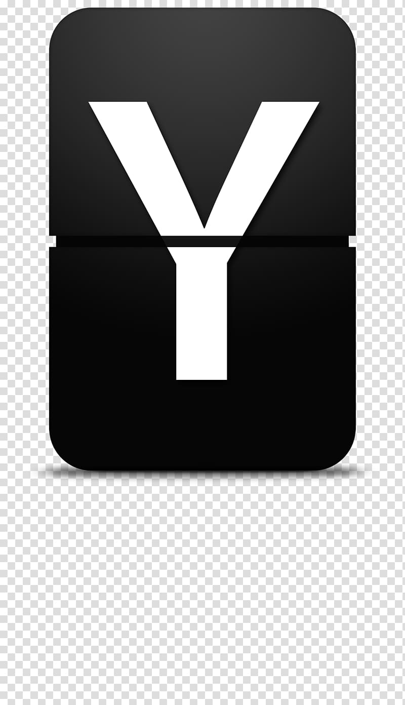 Black Brand Logo Font, Flop digital Y transparent background PNG clipart