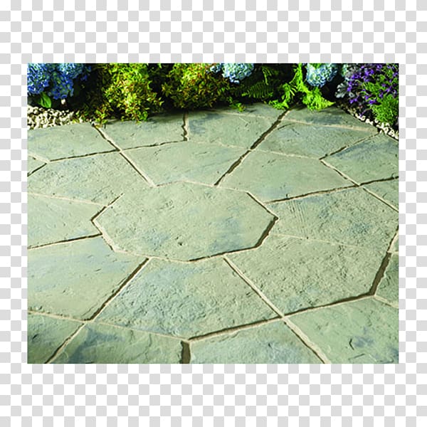 Flagstone Shopping Centre Patio Walkway, landscape paving transparent background PNG clipart