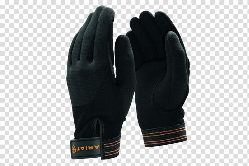 Cycling glove Ariat Equestrian Clothing, insulation gloves transparent background PNG clipart