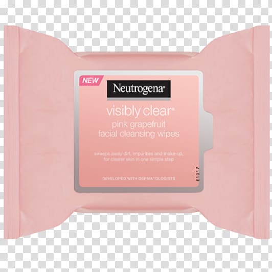 Cloth Napkins Cleanser Neutrogena, Pink grapefruit transparent background PNG clipart