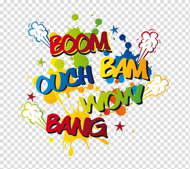 Cartoon Speech balloon Comic book, Explosion element transparent background PNG clipart