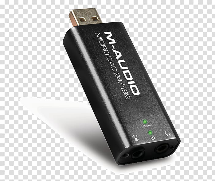 USB Flash Drives M Audio Micro DAC M-Audio Micro DAC Digital-to-analog converter, m audio transparent background PNG clipart