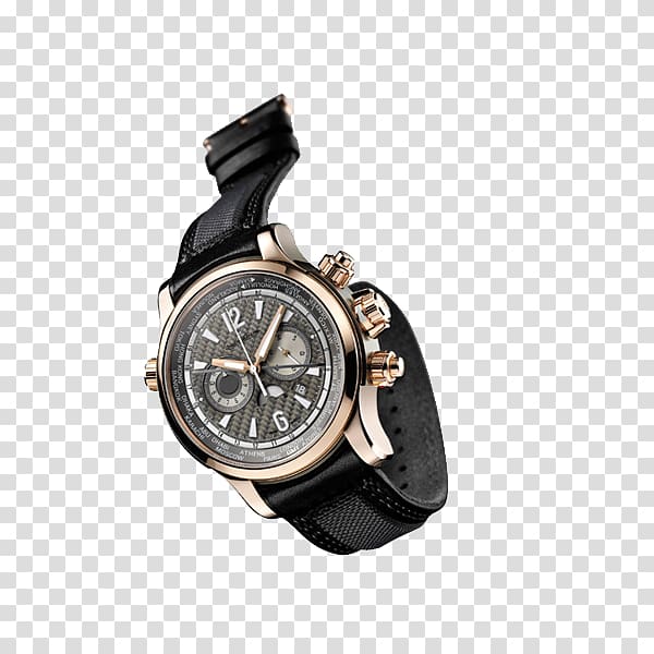 Jaeger-LeCoultre Chronograph Watch Clock Rolex, Watch transparent background PNG clipart