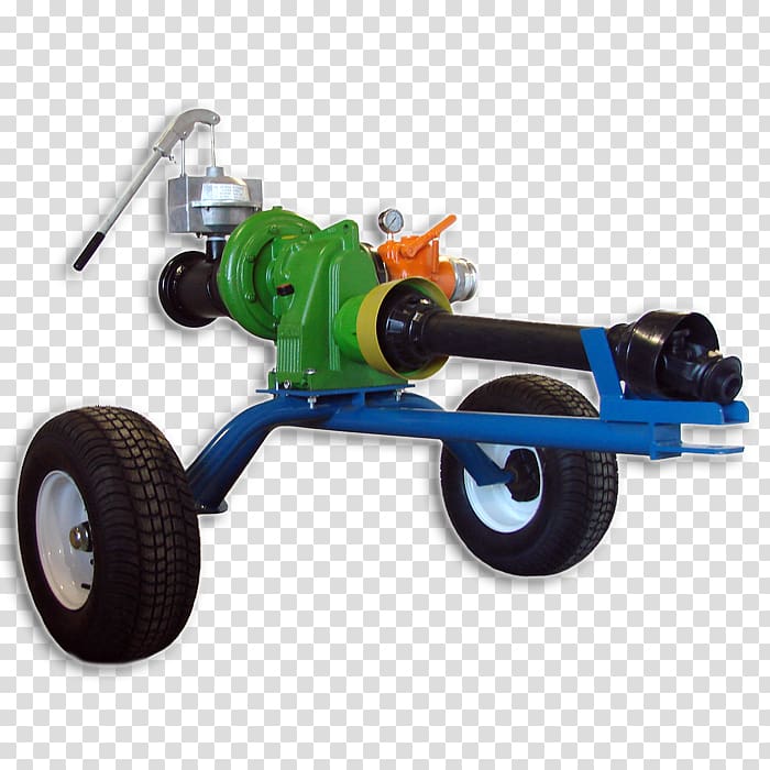 Water pumping Power take-off Irrigation Tractor, trolly transparent background PNG clipart